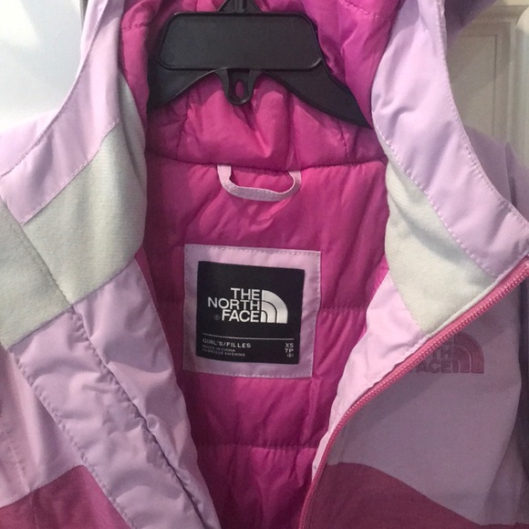 Girls XS North Face Brianna Insulated Winter Coat - Picture 2 of 3